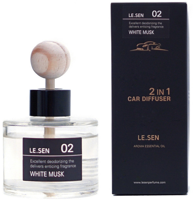 르센 아로마 에센셜 자연을 닮은 차량용 방향제 2in1 디퓨저 100ml, 체리블라썸, 1개