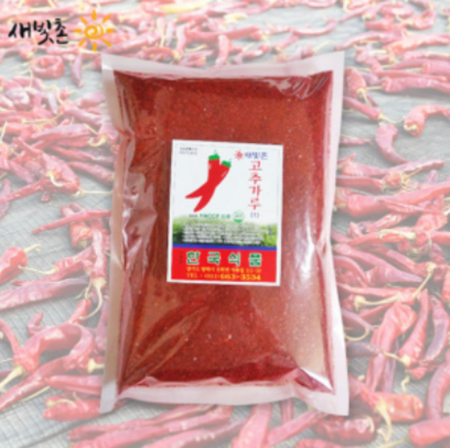 [새빛촌] [수입고추가루 1kg] 중국고추가루 김치용 (개인 업소 추천!), 1개, 1kg