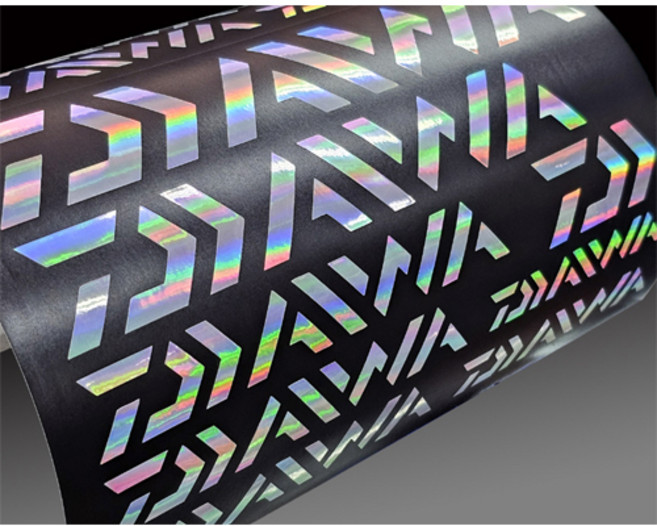 커팅 다이와 스티커 로고 홀로그램 낚시 스티커 8종 세트 방수, 블루 내부무광