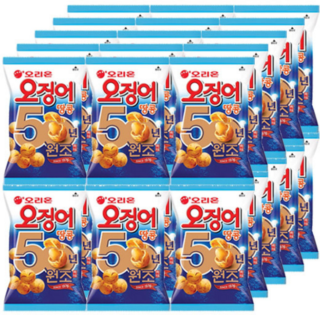 오리온 MINI 오징어땅콩, 80g, 34개
