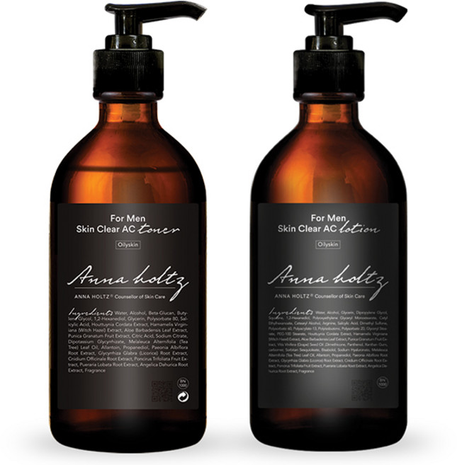 홀츠포맨 스킨 클리어 기초 화장품 2종 세트, 1세트