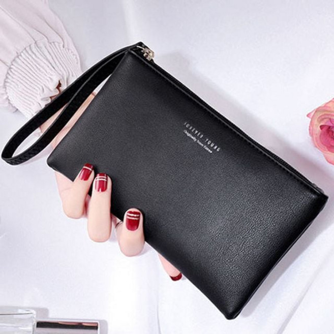 더이케이 다용도 스트랩 여성 클러치 장지갑 파우치 핸드폰지갑 W9AC620