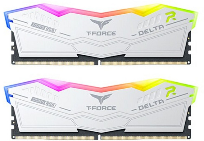 TeamGrouop 팀그룹 T-Force DDR5 6000 CL30 DELTA RGB WHITE 데스크탑 RAM 패키지 32GB(16GBx2), 1개