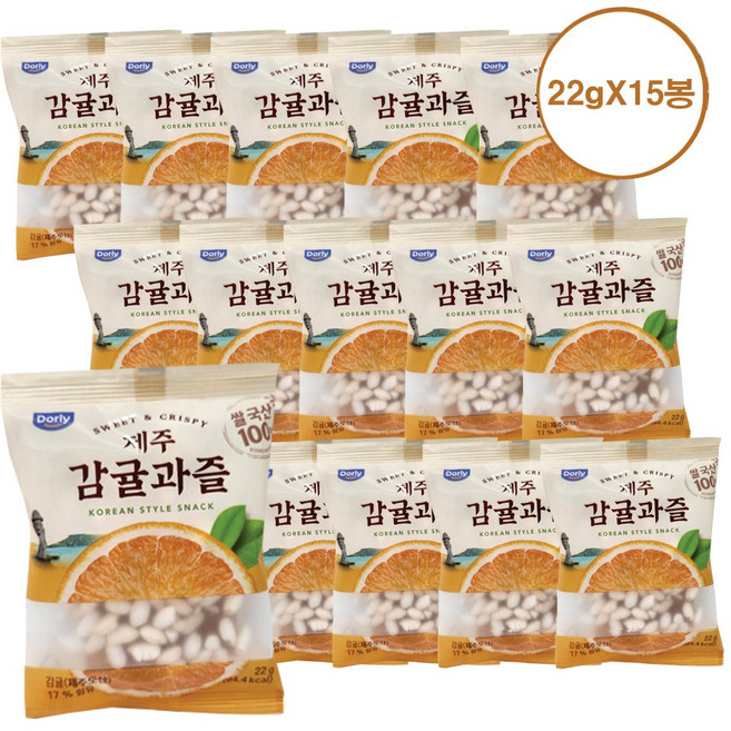 코스트코 돌리 제주감귤과즐, 15개, 22g