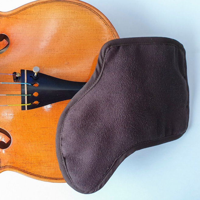바건 바이올린 턱받침 카버 초극세사 국산, 4/4 Brown, 1개