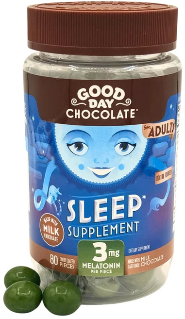 Good Day Chocolate with Sleep Supplement 3mg (80 pc), 1개, 1회분 - 쿠팡