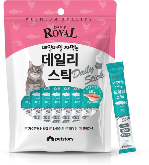 프리미엄 로얄 데일리 스틱, 15g, 30개, 데일리 스틱 대구