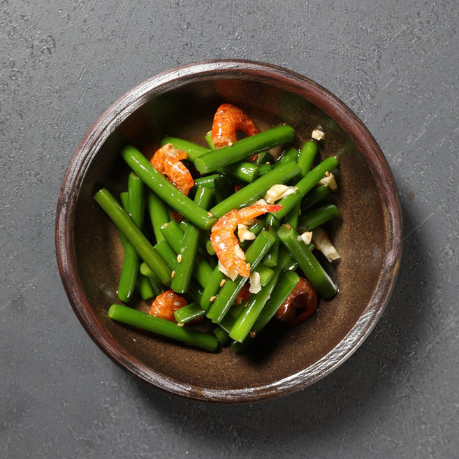 [반찬가게 찬장] 마늘쫑새우볶음 수제반찬 집밥 반찬 배달 맛집, 1개, 80g