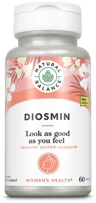 NUTRACEUTICAL NATURAL BALANCE 女性Diosmin植物性類黃酮補充錠, 60顆, 1罐