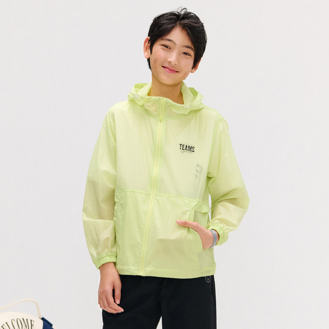 [오션스카이] [4color]공용 가벼운 후드 바람막이