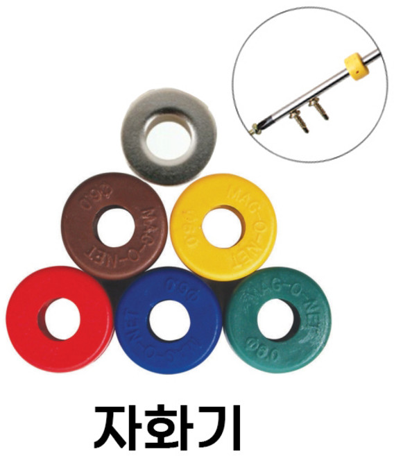 자화기 비트자석 빗트날자석 초강력 드라이버 비트날 원형 마그네틱 드릴 볼트 피스 링자석, 1개 / 7mm(철), 1개
