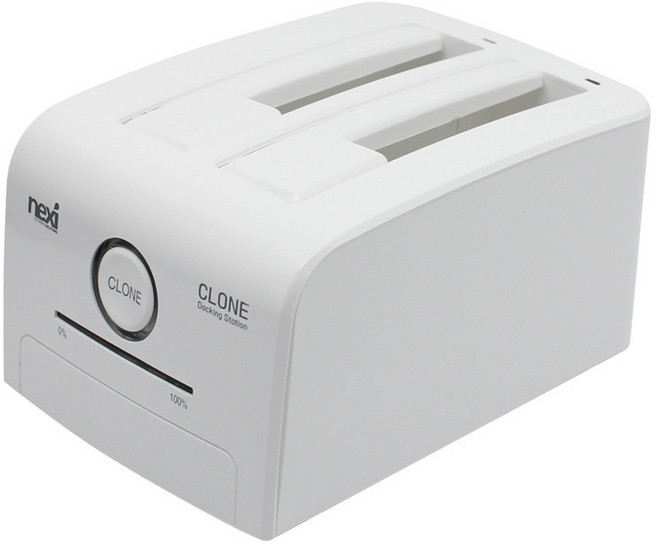 2베이 USB3.0 외장하드 도킹스테이션 NX-608U30W, 단품, 1개