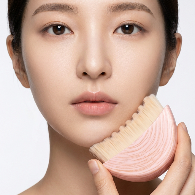 네이빈 브이라인 리프팅 브러쉬 붓기제거 얼굴 마사지기, 핑크, 1개