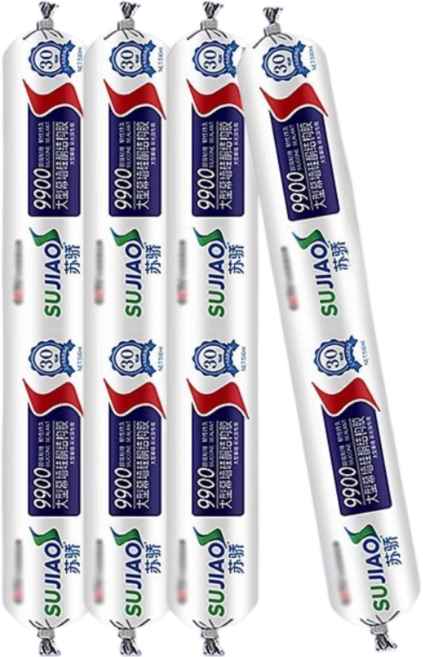 투명한/흰색/블랙 방수 9900 구조접착제 우레탄 방수 접착제 우레탄 에폭시 접착제, 블랙, 4개