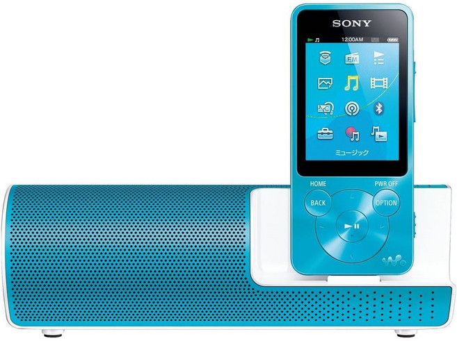 소니 SONY 워크맨 S시리즈 NW-S14K 8GB 블루투스, 8GB, 스피커 포함, 비빗 핑크, 화이트