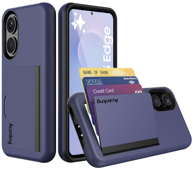 아칸크 카드 수납 범퍼 하드 휴대폰 케이스