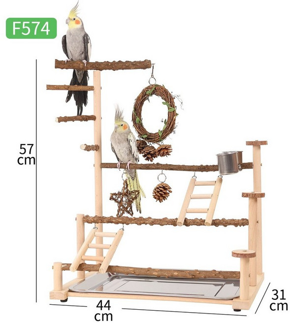 앵무새 놀이터 장난감 새장 그네 새집 대형 애완조, 1개, F574
