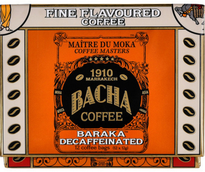 BACHA COFFEE 바라카 디카페인 커피 기프트박스, 12개입, 1개