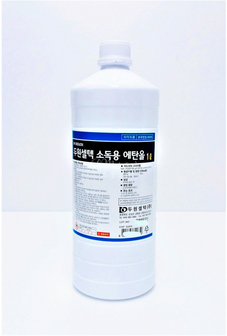 두원셀텍 소독용 에탄올 83% 1L, 1개