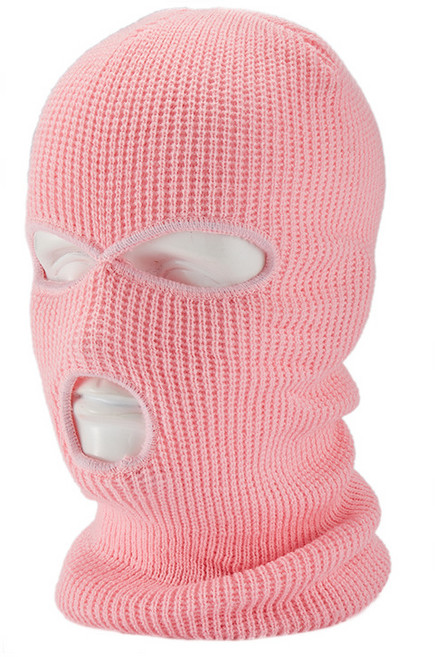 마미손 복면 마스크 라이딩 배달 얼굴 연말 파티 도둑 코스튬 분장 방한 워머, 베이비핑크, 1개