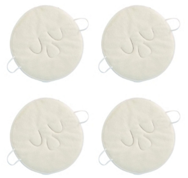 얼굴 스팀 마스크 온찜질 팩 페이스 보습 타올 냉온 모공 관리 수건 피부 피지 홈 케어 타월 4개 세트 070960RM, 1세트