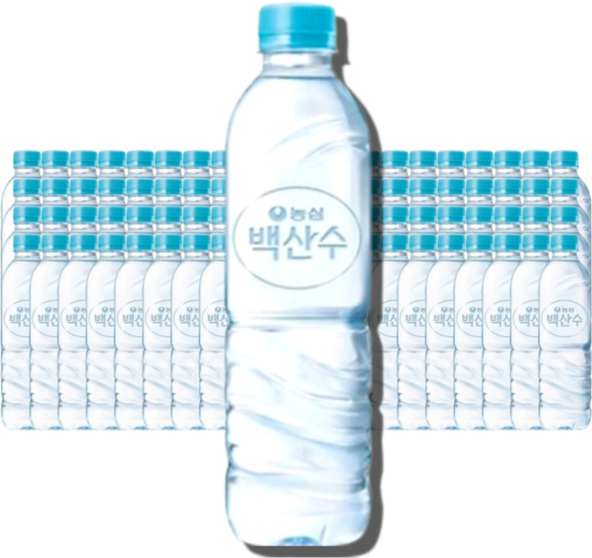 eco 라벨프리 백산수 500 천치차이 라벨없는 고급프리미엄 워터, 80개, 500ml