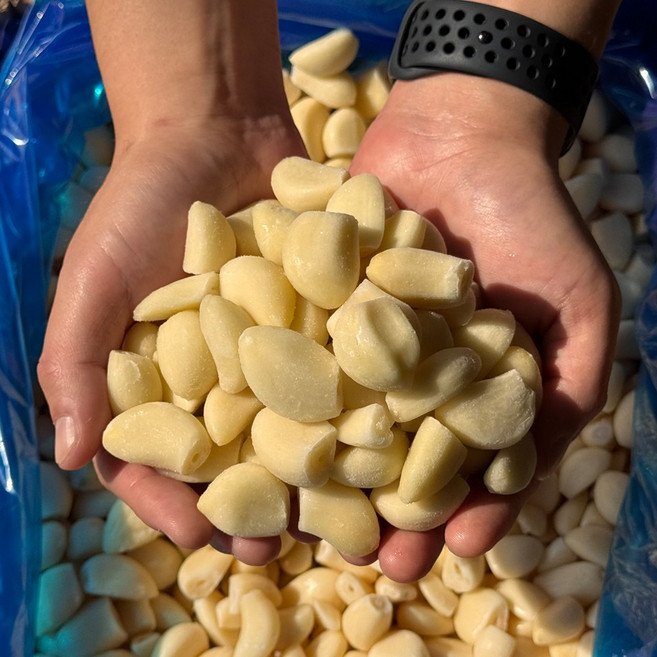 한가락 수입산 냉동 알마늘 깐마늘 10kg 꼭지제거 대용량 가정용 업소용, 1박스