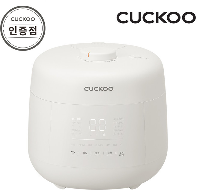 쿠쿠 마스터셰프 트윈프레셔 사일런스 어반 10인용 그레이스화이트 CRP-UT1010FGW 공식판매점, 화이트