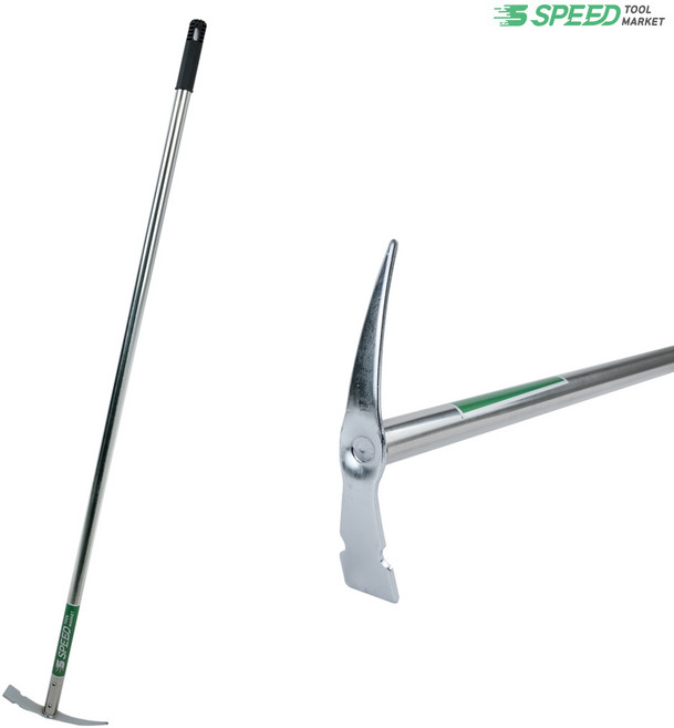 개량괭이 삽괭이 호파괭이 쇠스랑 선호미 당그레 농기구, 32)등산지팡이+스텐자루, 1개