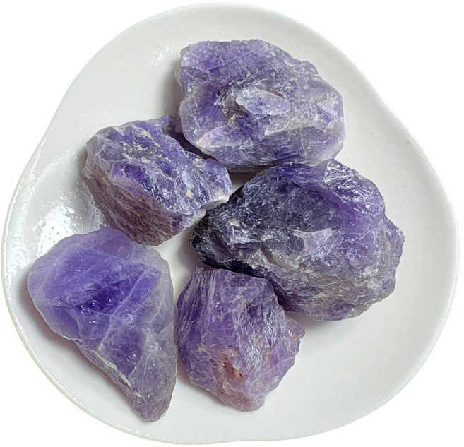 紫水晶 天然原礦 靜謐收藏, 夢幻紫水晶原石 約3-5cm