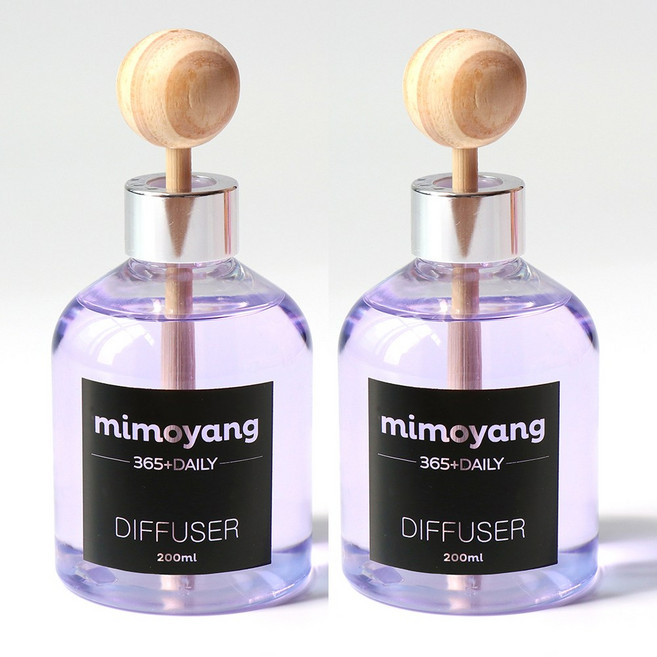 자동차 디퓨저 고급 실내 차량용 방향제 대용량 200ml, 화이트 라벤더(1+1), 1개