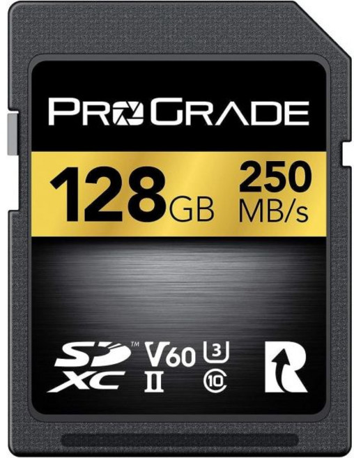 SD UHS-II 128GB 카드 V60 – 최대 130MB/초 쓰기 속도 및 250MB/초 읽기 전문 영상 블로거 영화 제작자 사진작가 콘텐츠 큐레이터용 프로그레이트 디지털