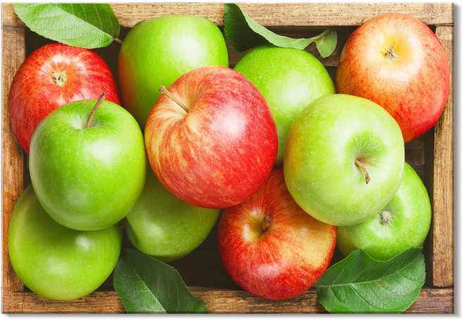 돈들어오는 금전운 재물운 풍성한 사과그림 12종 캔버스액자 회장님되는 그림 캔버스액자 주방 거실 풍수인테리어, 3. 재물혼합사과상자