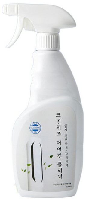 크린위즈 에어컨클리너 500ml 1개 스탠드 벽걸이 차량용 냄새 탈취 스프레이