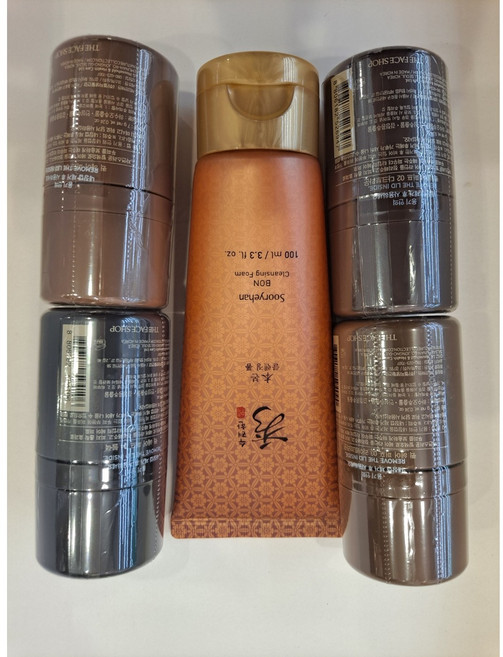 더페이스샵 퀵 헤어 퍼프 7g 구매시 +수려한 본 폼크린싱 100ml (증정), 1개, 03호 브라운