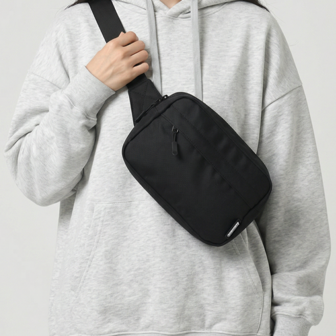 담앤드솜 담스 힙색 크로스백 슬링백 여행용 방수 남녀공용