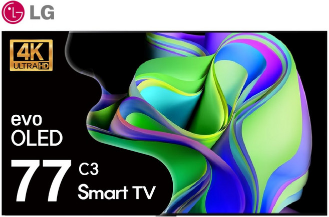 LG전자 올레드 evo UHD 스마트티비 OLED, 방문설치, 벽걸이형, OLED77C3, 195cm(77인치)