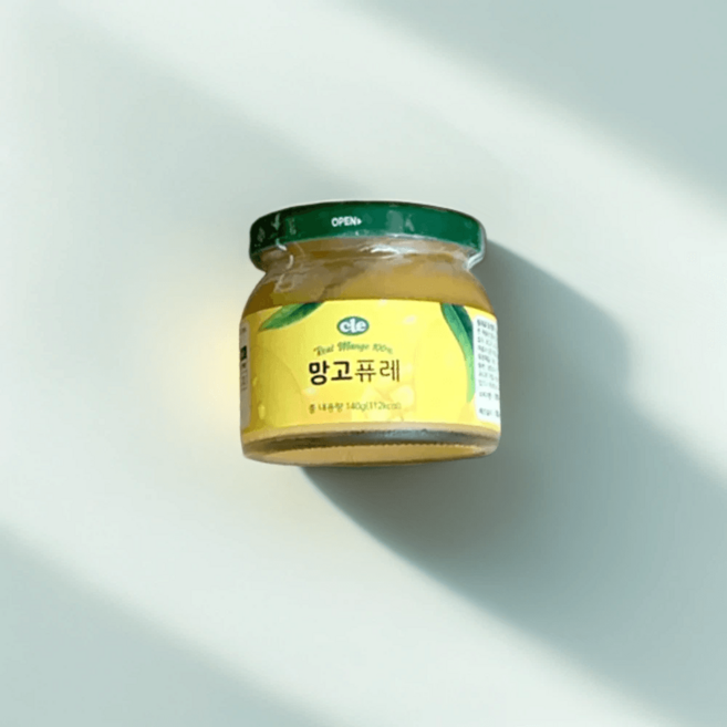 푸드케어 클레 Real 100% 망고 퓨레 아기 유아 아이 간식 진하고 신선한, 망고퓨레 3병, 배송메세지란에 기재할게요