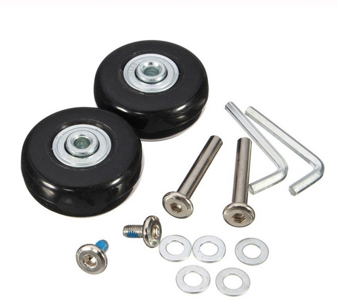 50mm 캐리어 교체 바퀴 2p 셀프수리 우레탄 고무바퀴