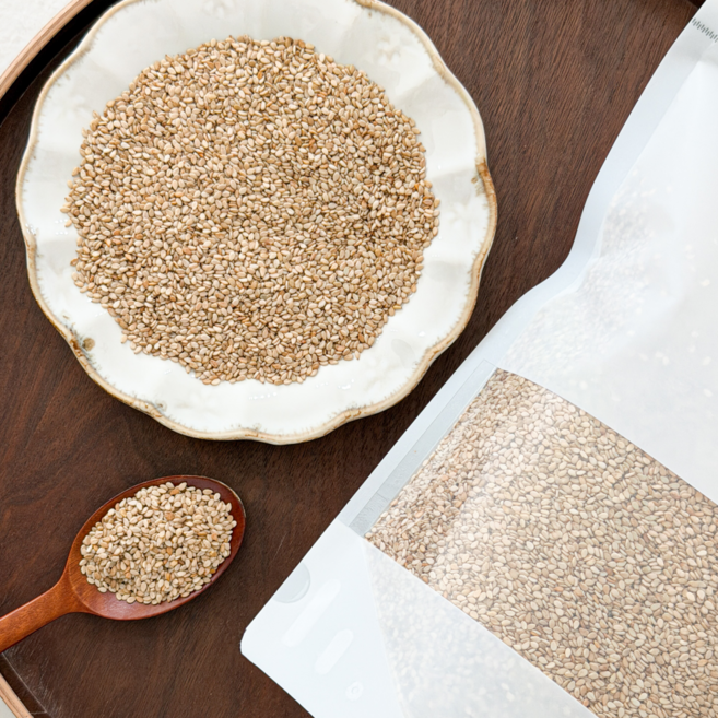 볶지않아 신선한 페루 햇 생참깨, 3개, 1kg