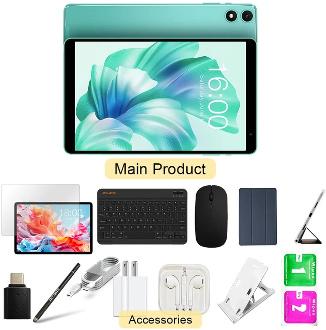 Teclast P85T 태블릿 PC Allwinner A523 8코어/8인치 1280*800 HD IPS/4GB RAM/64GB ROM/5000mAh Type-C/, 01 P85T