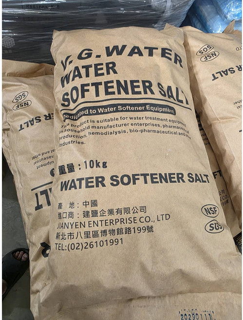 V.G.WATER 軟化水鹽錠 台灣填充包裝 10公斤, 10kg, 1個