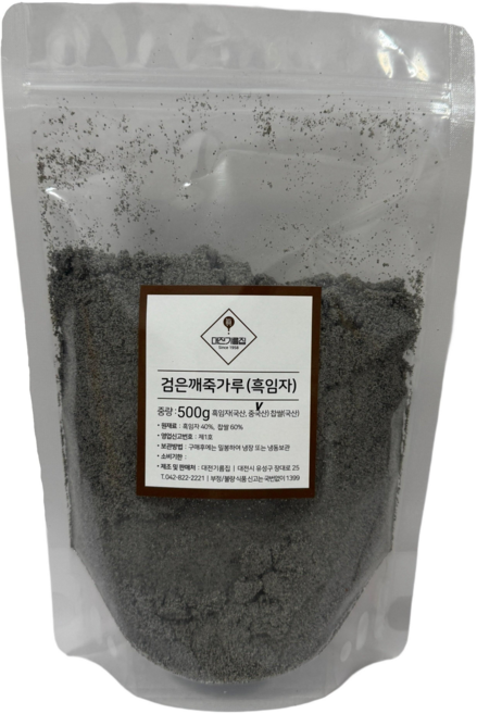 대전기름집 맛있는 검은깨죽가루 1KG, 1개