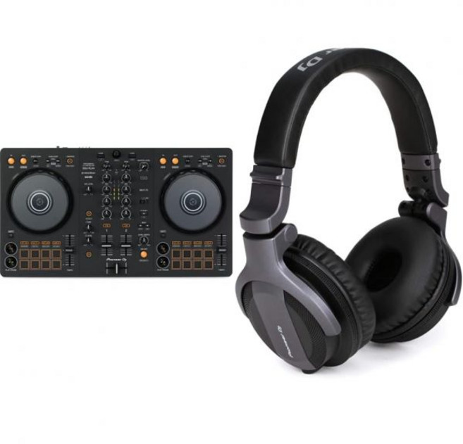 파이오니어 Pioneer DJ 디제잉 컨트롤러 DDJ-FLX4 2데크, DJ 컨트롤러+ 헤드폰