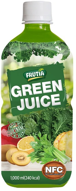 프루티아 NFC 100% 케일 샐러리 사과 착즙 그린주스, 1개, 1L - 쿠팡