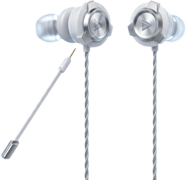 사운드판다 AI 맞춤 EQ 트리플 하이브리드 드라이버 게이밍 이어폰, 화이트, SPE-G11