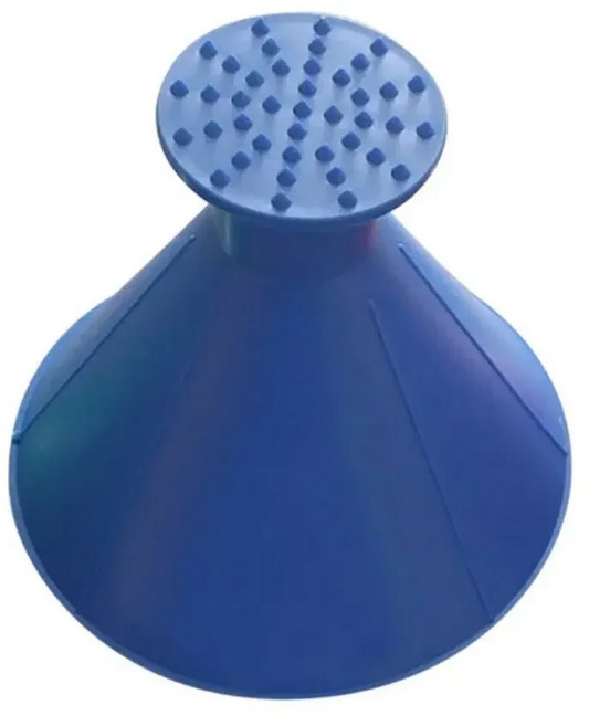 신제품 겨울 자동차 아이스 윈드실드 디스커너 제거기 실용적인 눈 편리하고 매직 깔때기형 도구 윈도우 콘 스크레이퍼