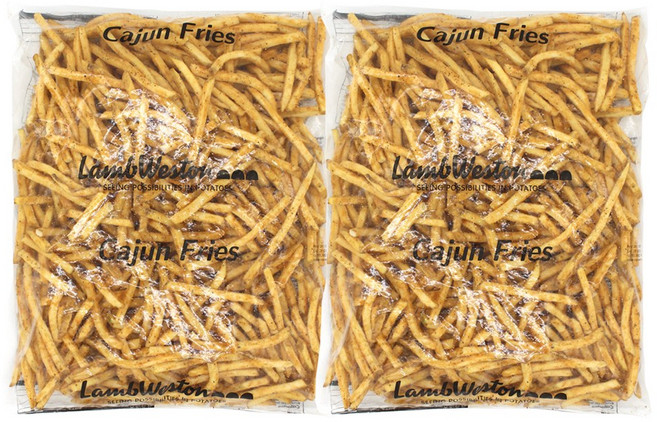 케이준 감자튀김 2kg 2개 램 양념감자, 4kg, 1개