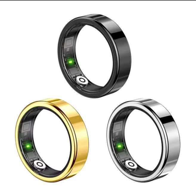 킹콩프로 스마트링 건강 모니터링 피트니스 반지 아이폰 갤럭시 호환 링 V1, 9호, 블랙