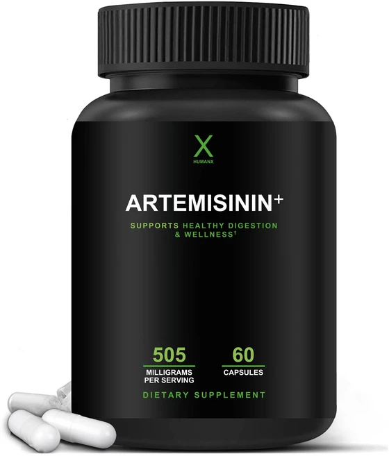 휴먼엑스 개똥쑥 아르테미시닌 505mg 아르테미시아 웜우드추출물 Artemisinin+, 1개, 60정 - 쿠팡